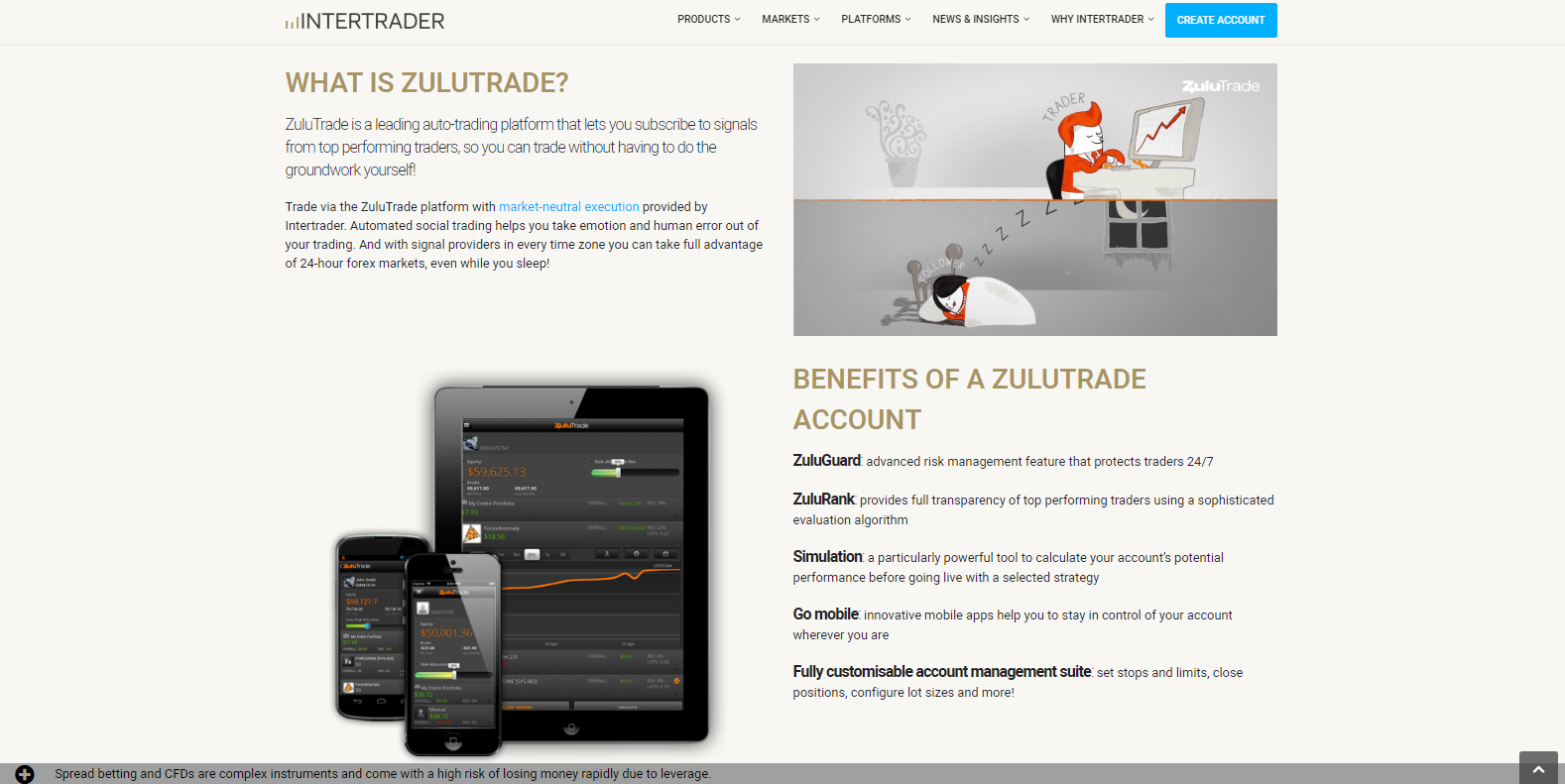ZuluTrade autotrading at Intertrader